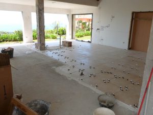 Renovation of Luxury Villa, Los Monteros floor tiling