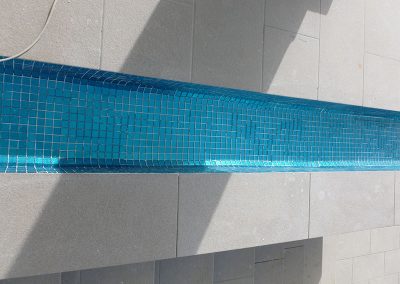 pool tiling small tiles