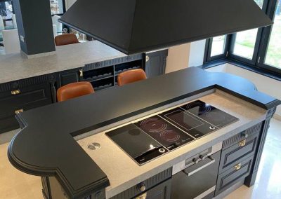 kitchen island from above