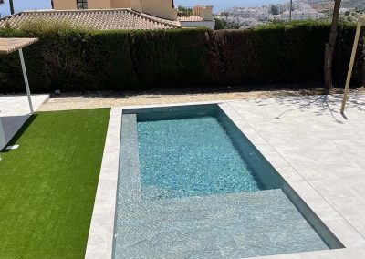 finished swimming pool